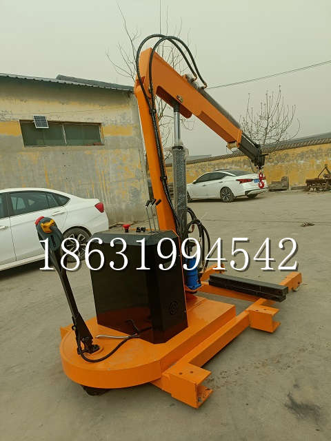 莱州市自卸车厢随车吊 自制轮式四不像起重机 四驱平板吊 5吨 贵盛